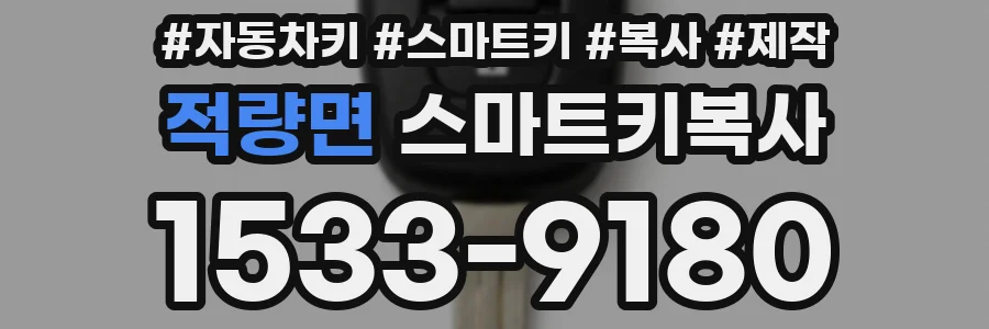 적량면 스마트키복사