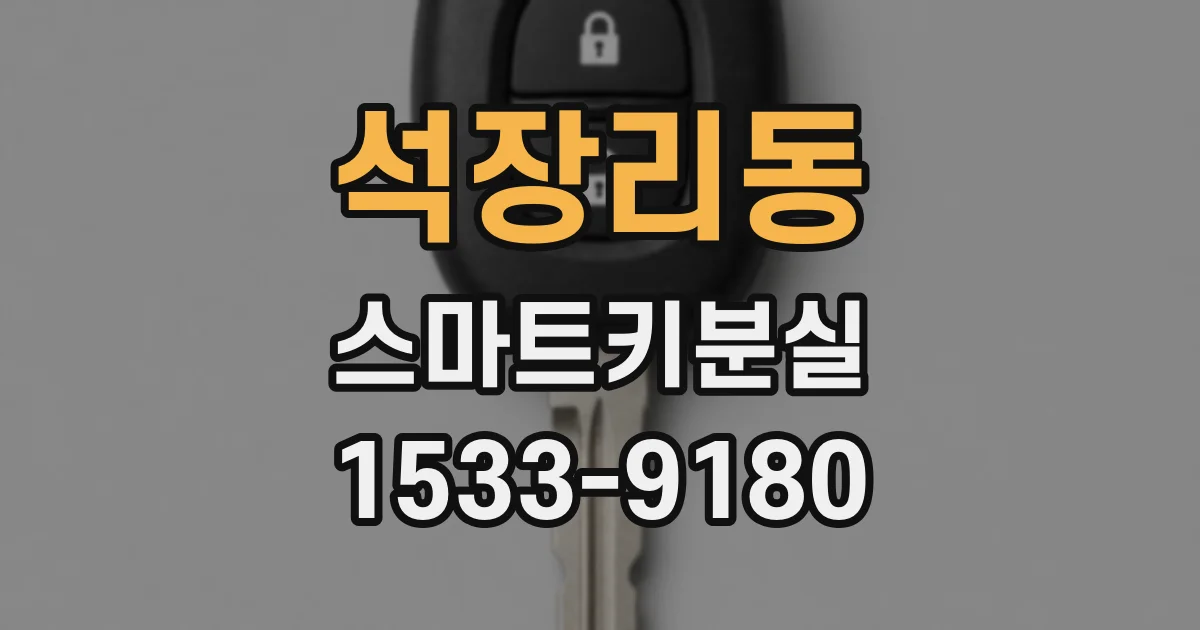 석장리동 스마트키분실