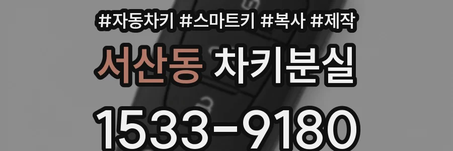 서산동 차키분실