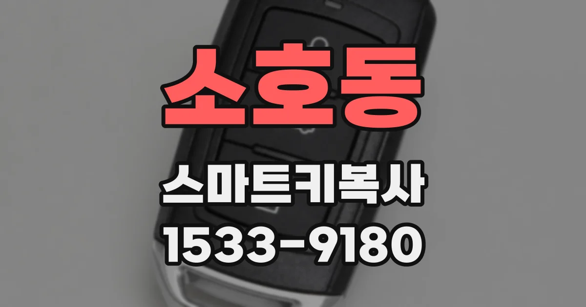 소호동 스마트키복사