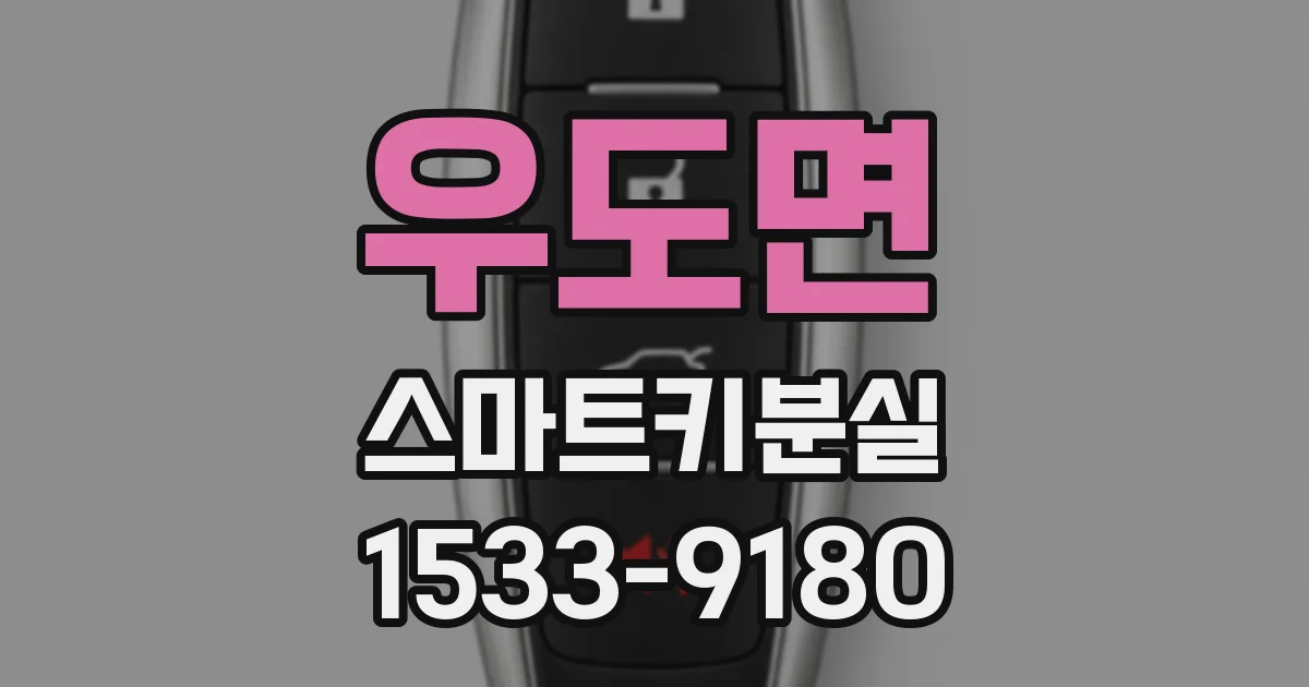 우도면 스마트키분실