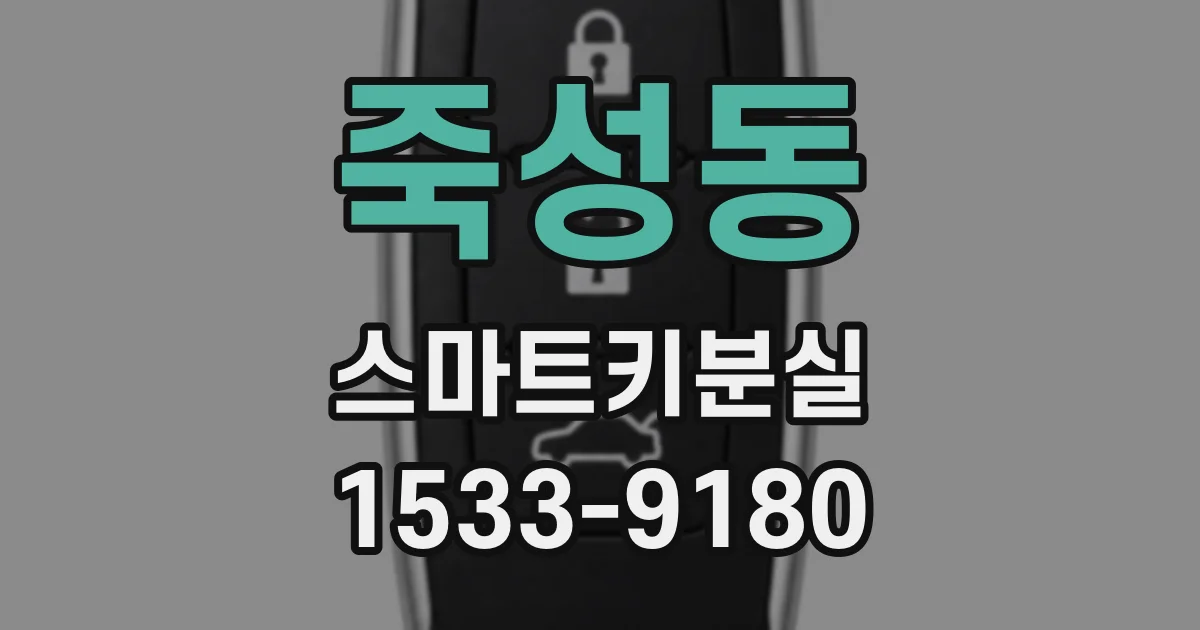 죽성동 스마트키분실