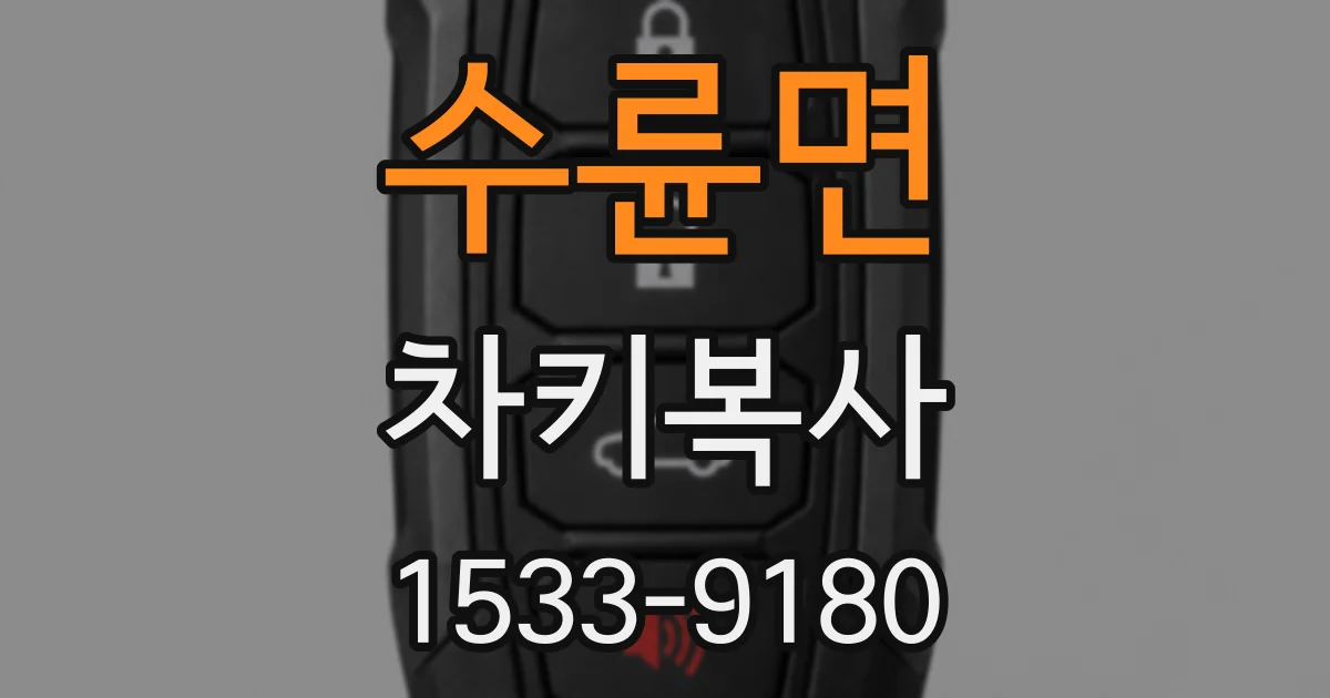 수륜면 차키복사