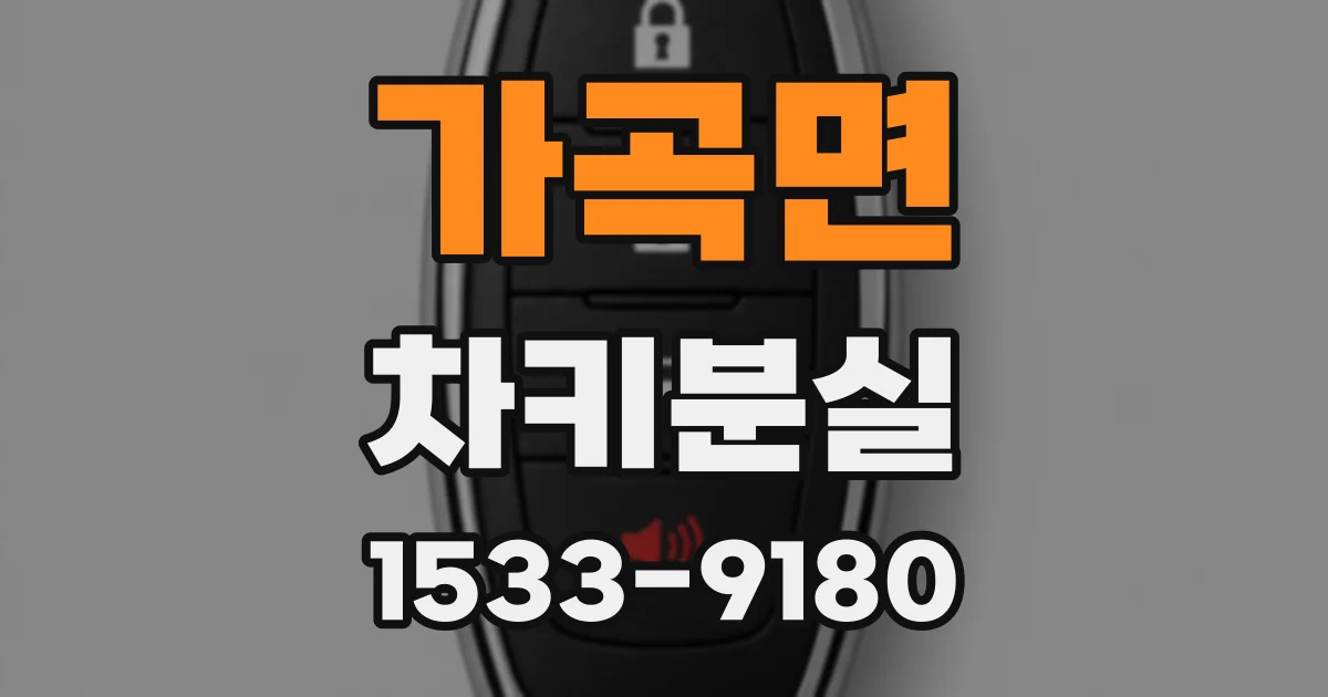 가곡면 차키분실