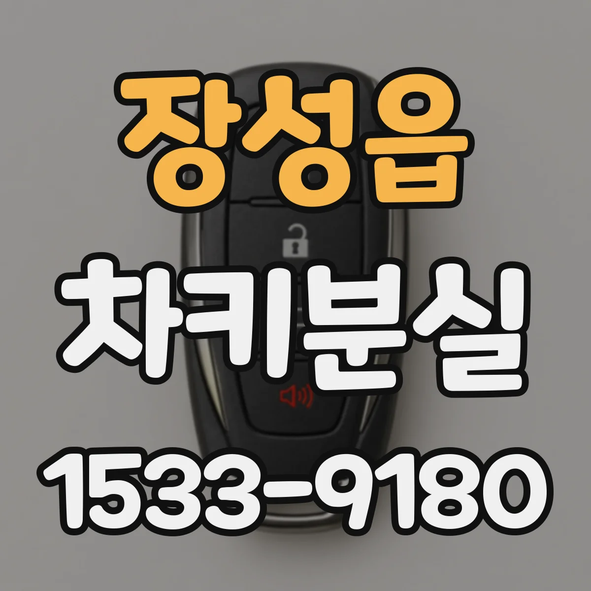 장성읍 차키분실