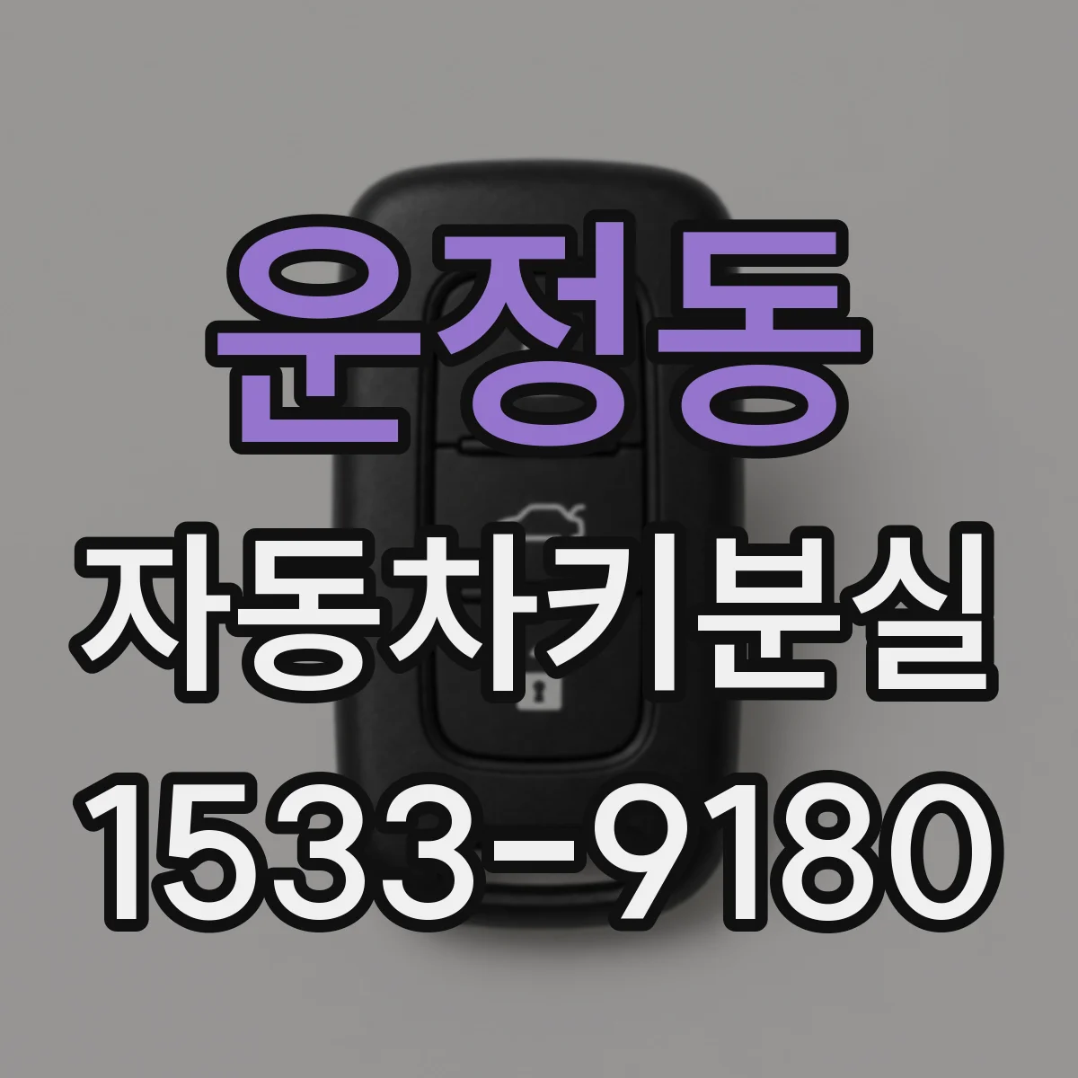운정동 자동차키분실