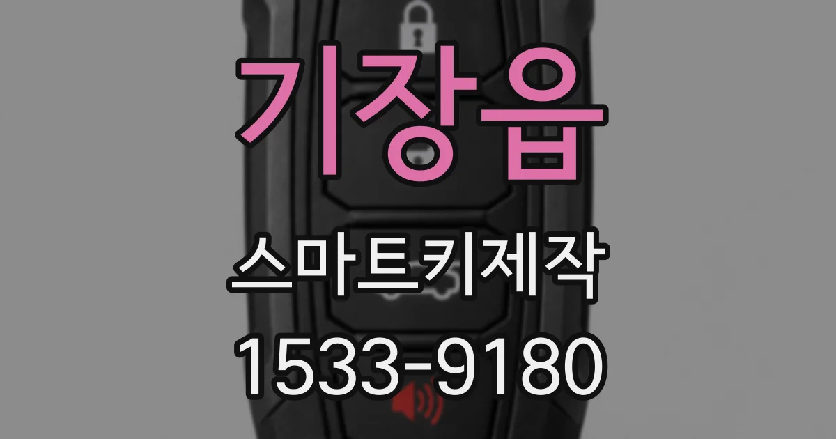 기장읍 스마트키제작