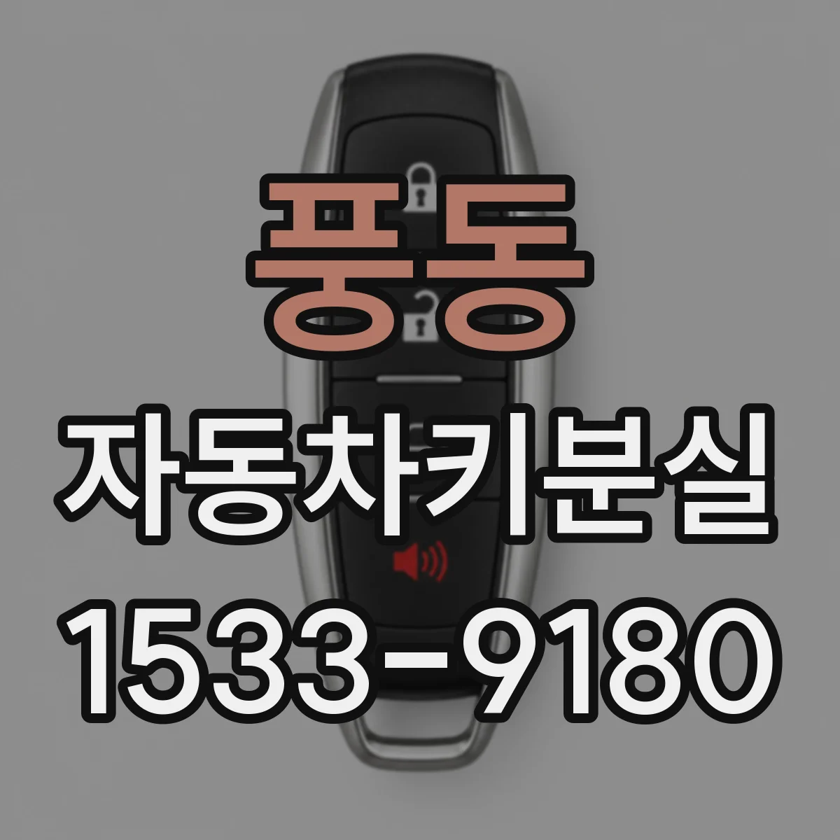 풍동 자동차키분실