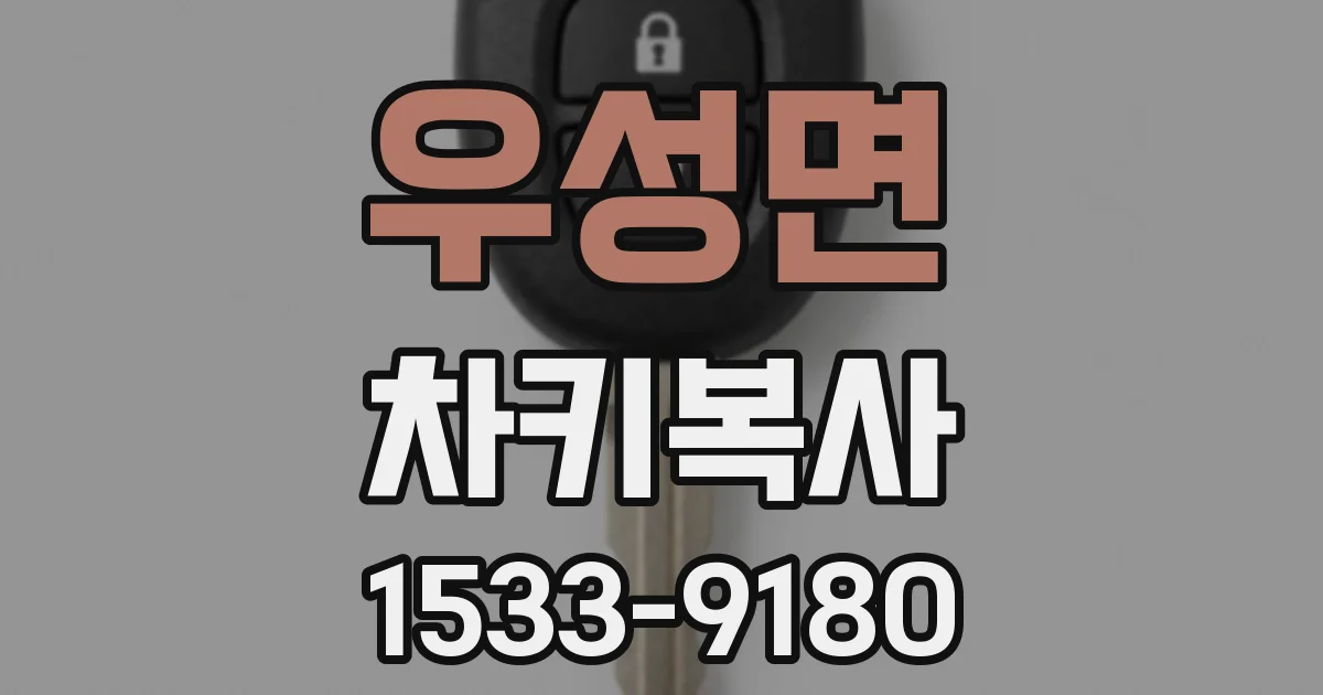 우성면 차키복사