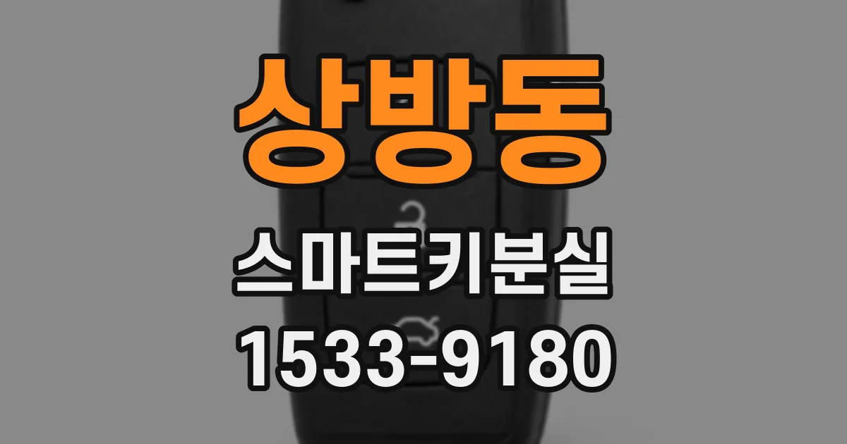 상방동 스마트키분실