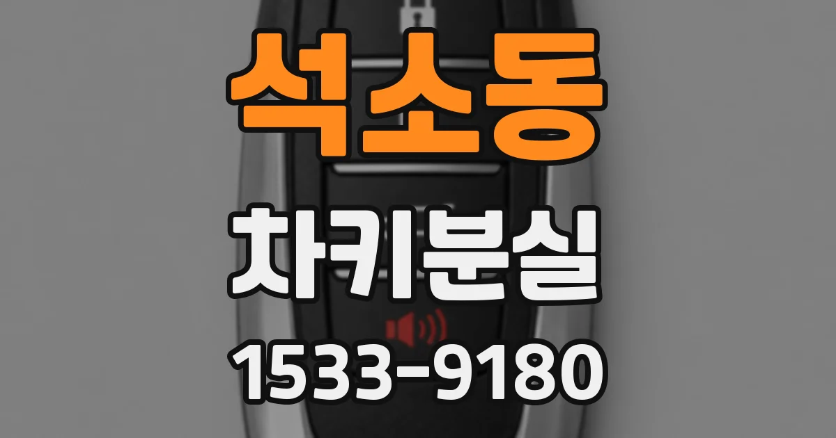 석소동 차키분실