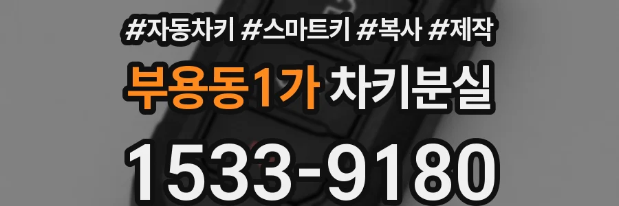 부용동1가 차키분실