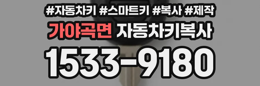 가야곡면 자동차키복사