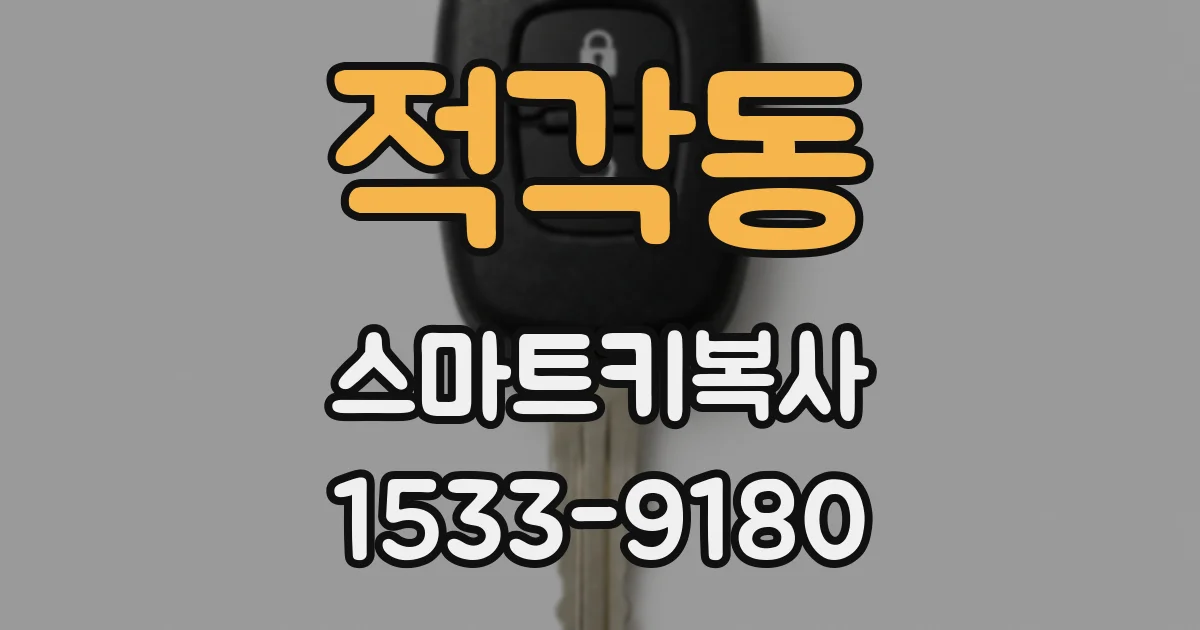 적각동 스마트키복사
