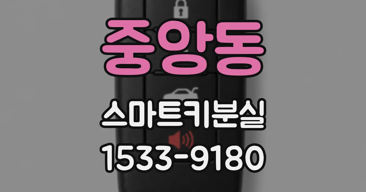 중앙동 스마트키분실