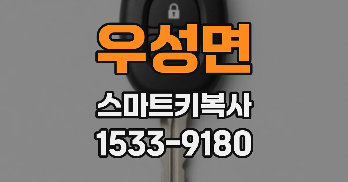 우성면 스마트키복사
