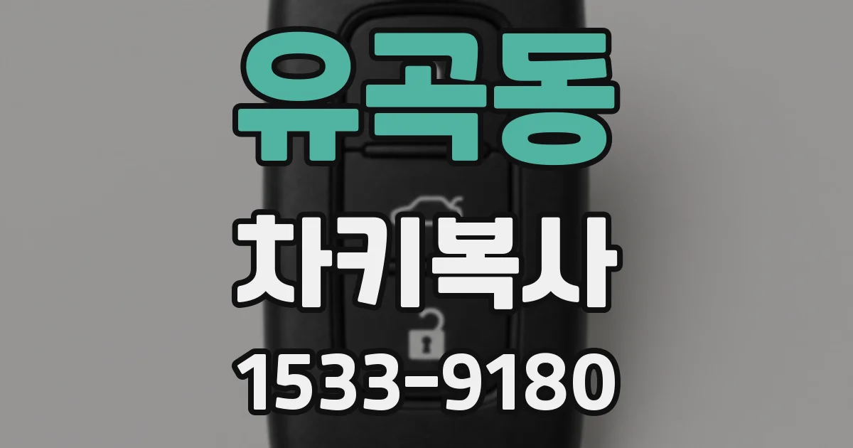 유곡동 차키복사