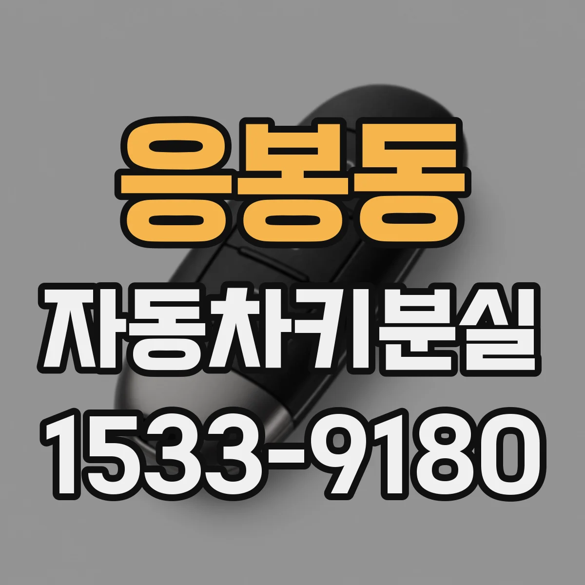 응봉동 자동차키분실