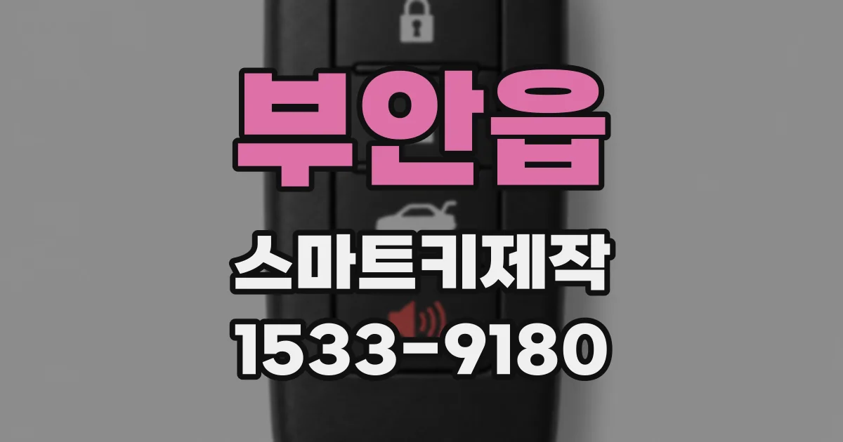 부안읍 스마트키제작