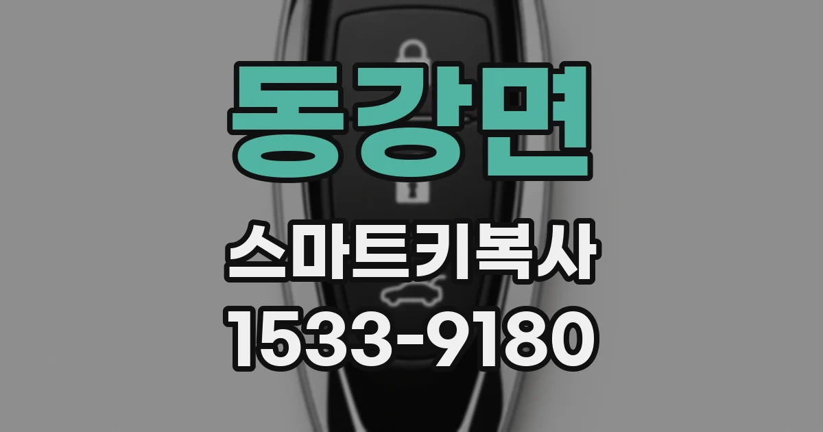 동강면 스마트키복사