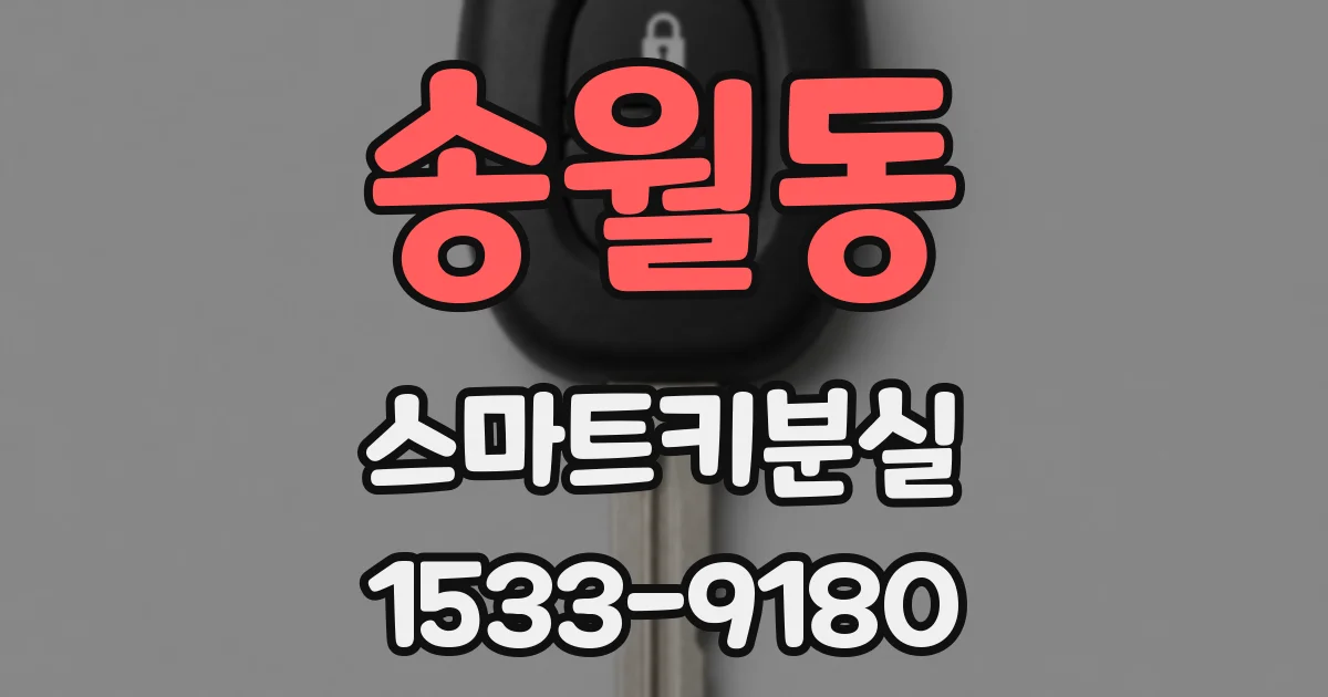 송월동 스마트키분실