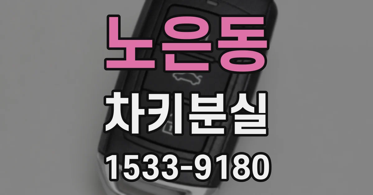 노은동 차키분실