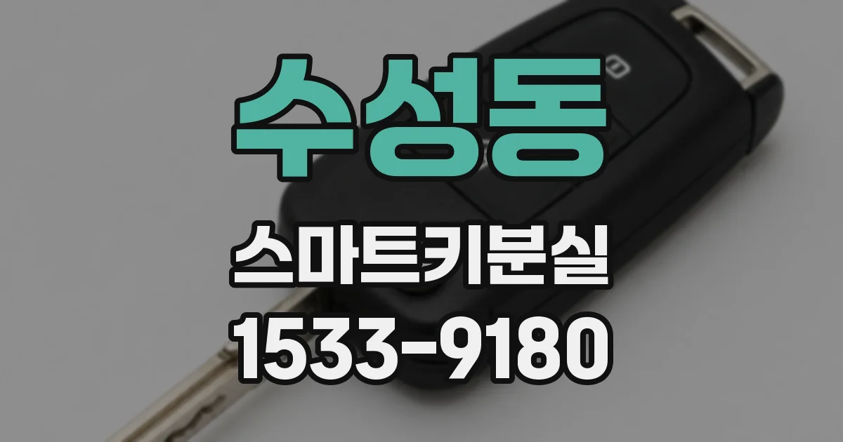 수성동 스마트키분실