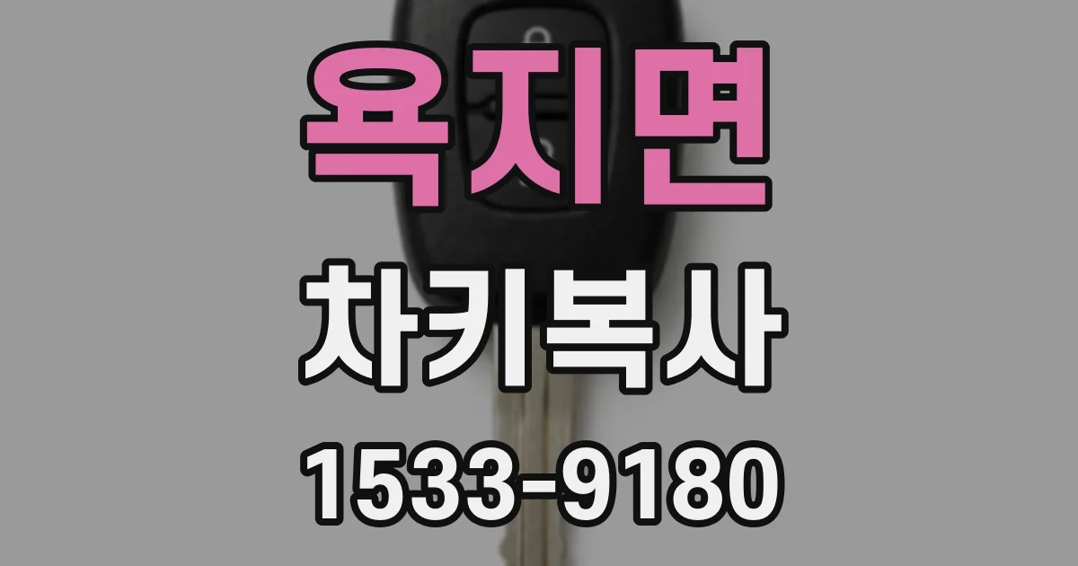 욕지면 차키복사