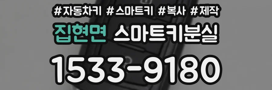 집현면 스마트키분실