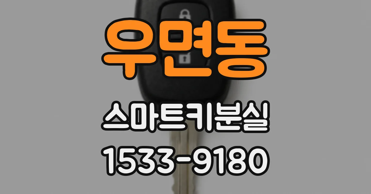 우면동 스마트키분실