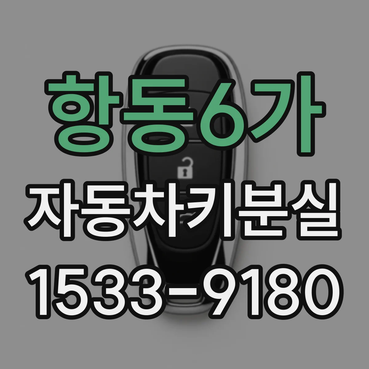 항동6가 자동차키분실