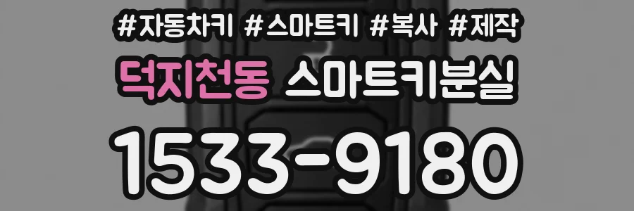 덕지천동 스마트키분실