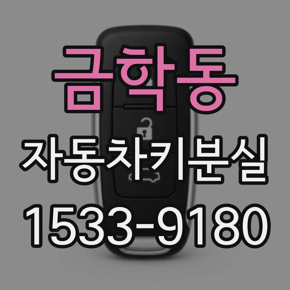 금학동 자동차키분실