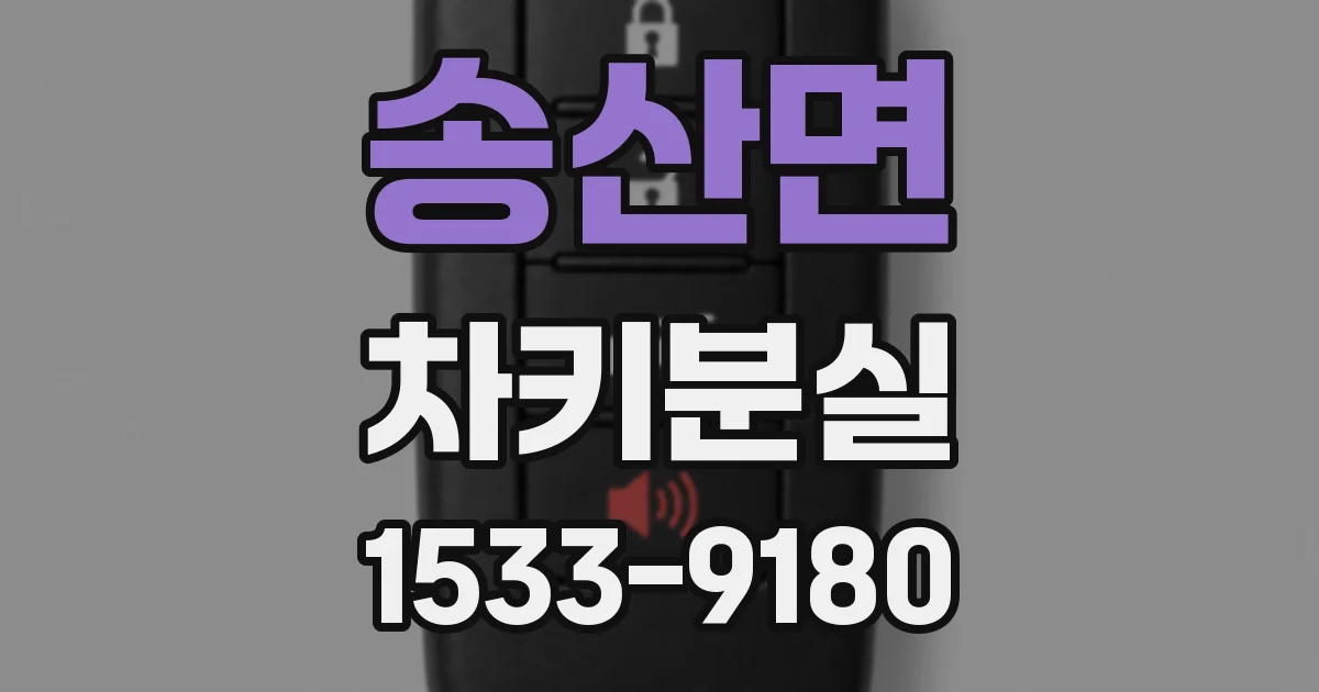 송산면 차키분실