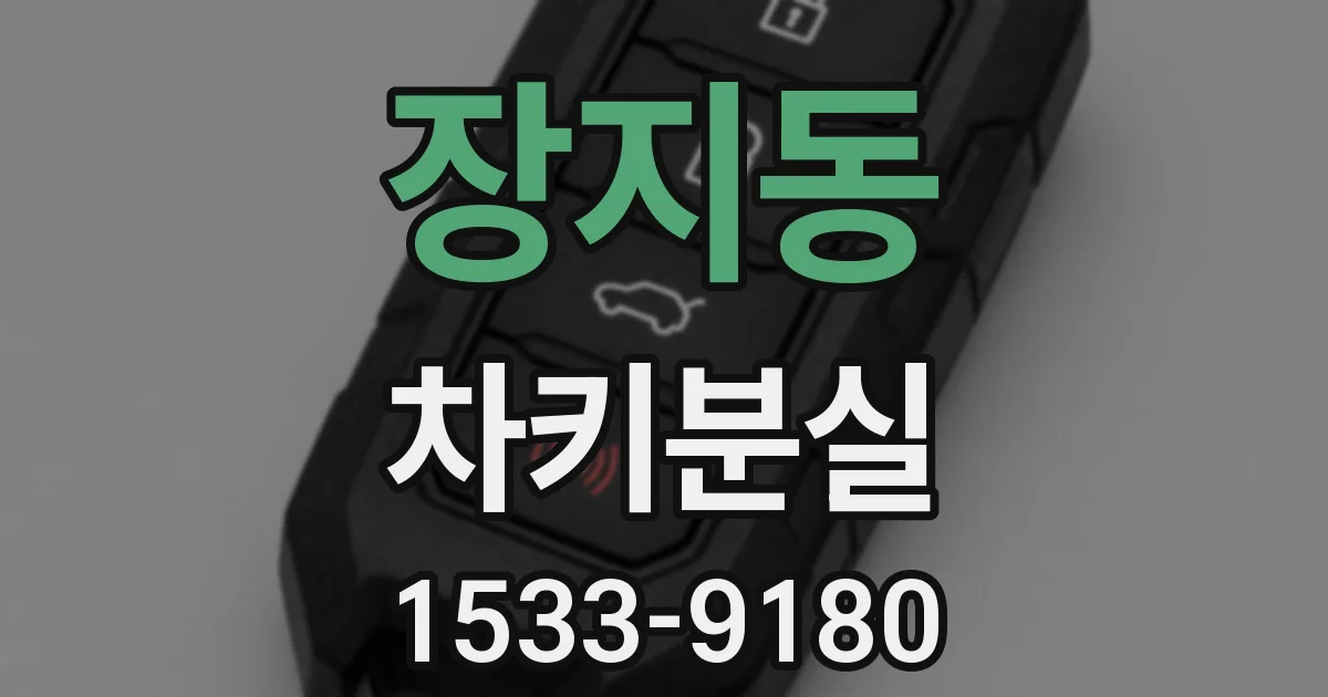 장지동 차키분실