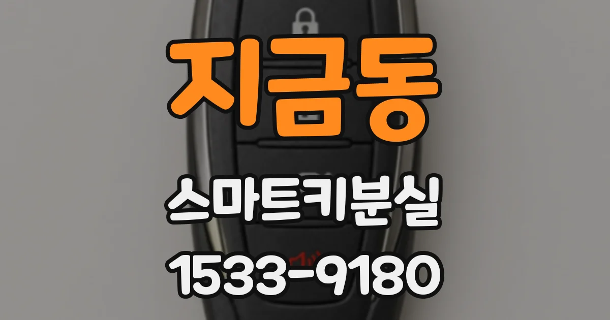 지금동 스마트키분실