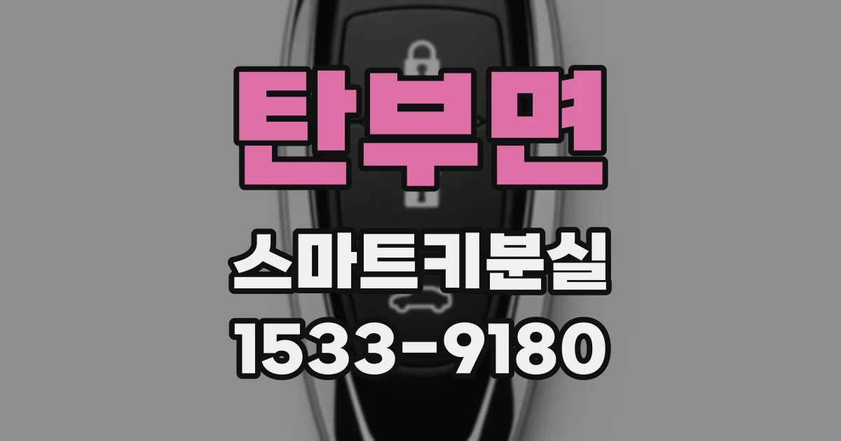 탄부면 스마트키분실