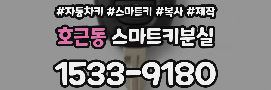 호근동 스마트키분실
