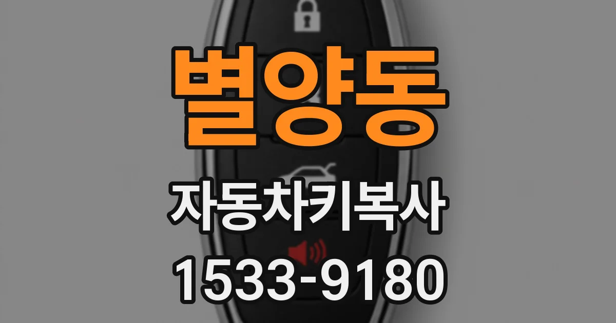 별양동 자동차키복사