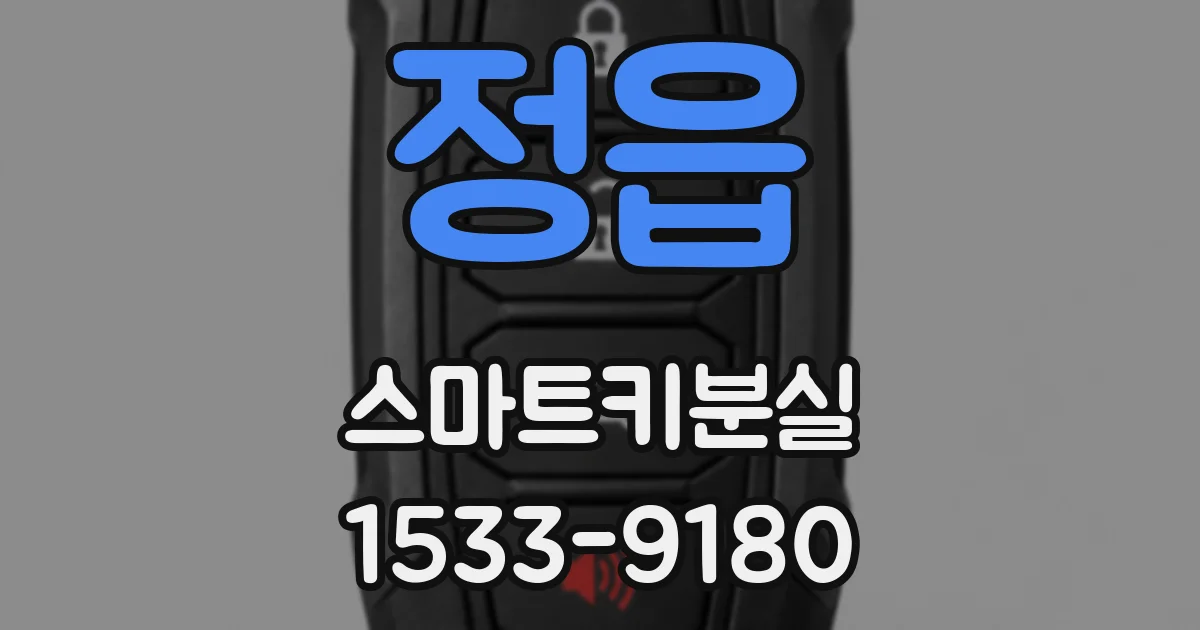정읍 스마트키분실