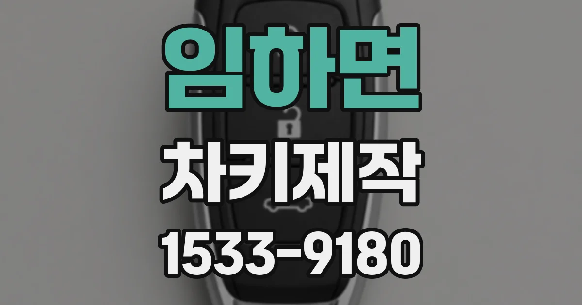 임하면 차키제작