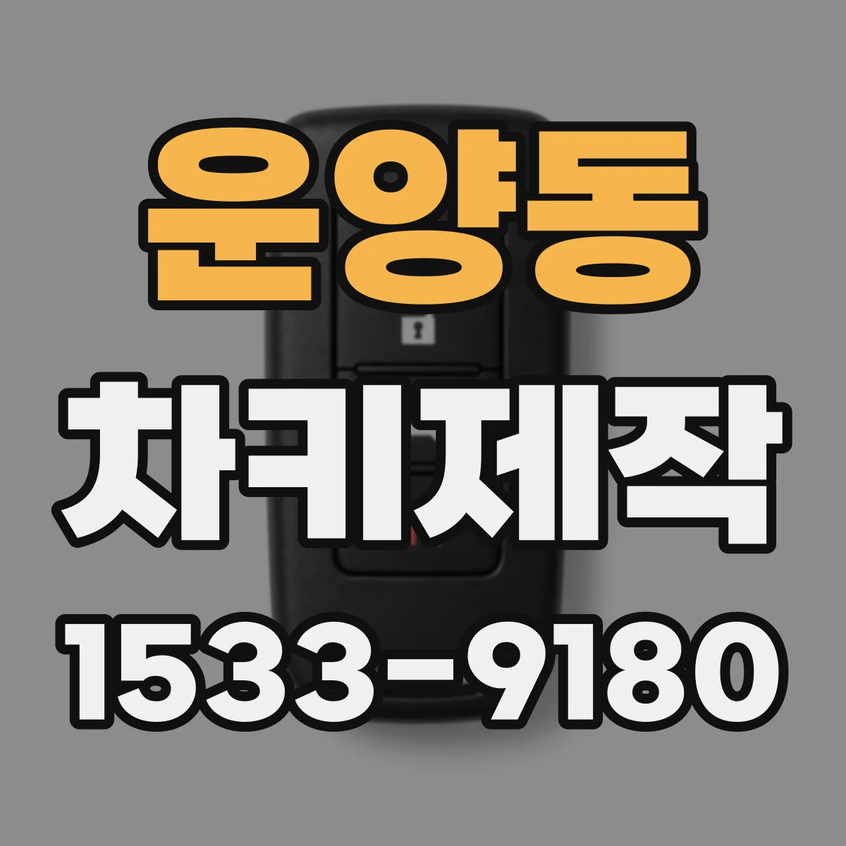 운양동 차키제작