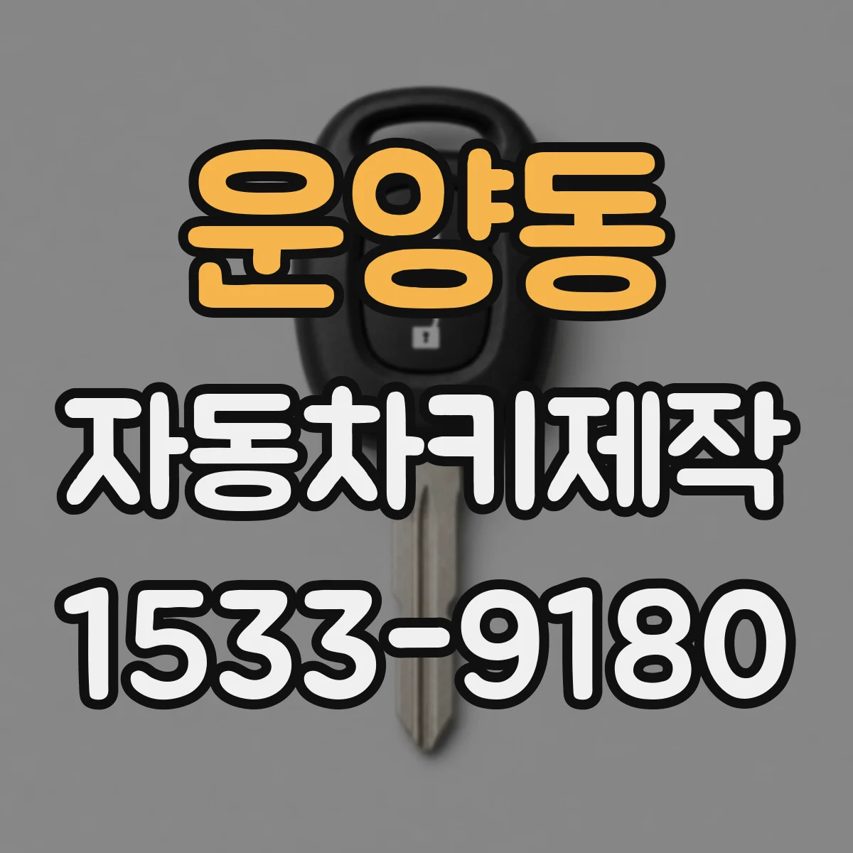 운양동 자동차키제작