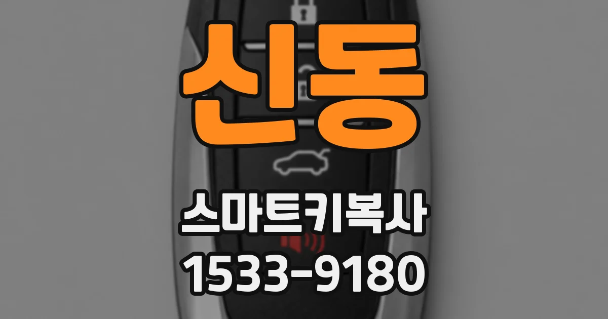 신동 스마트키복사