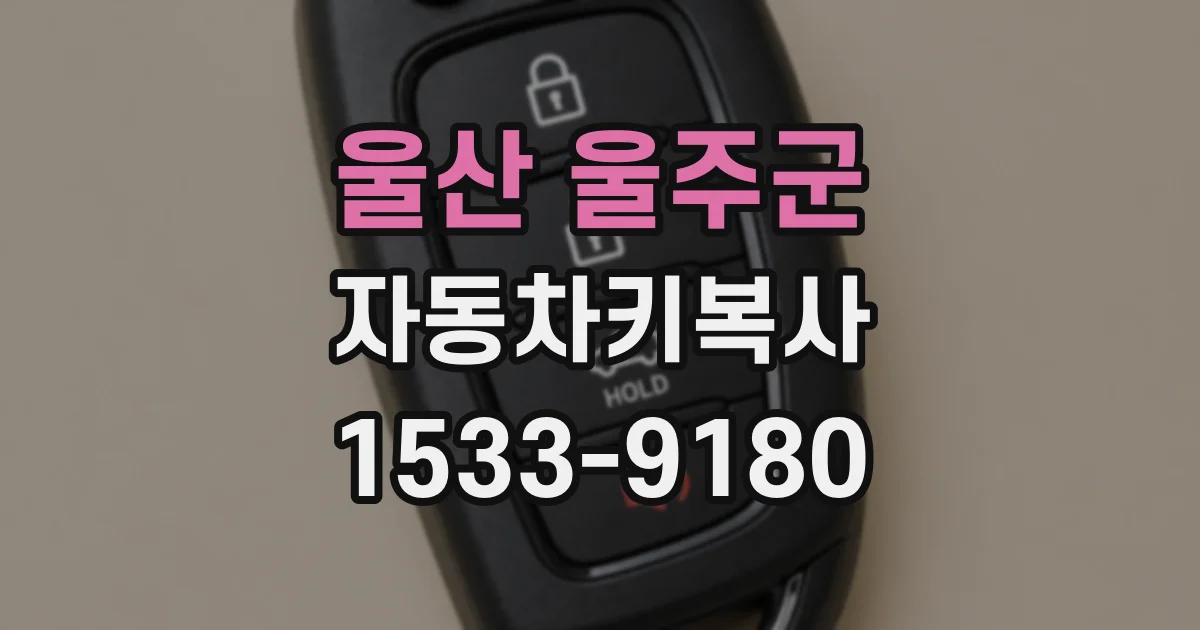 울산 울주군 자동차키복사