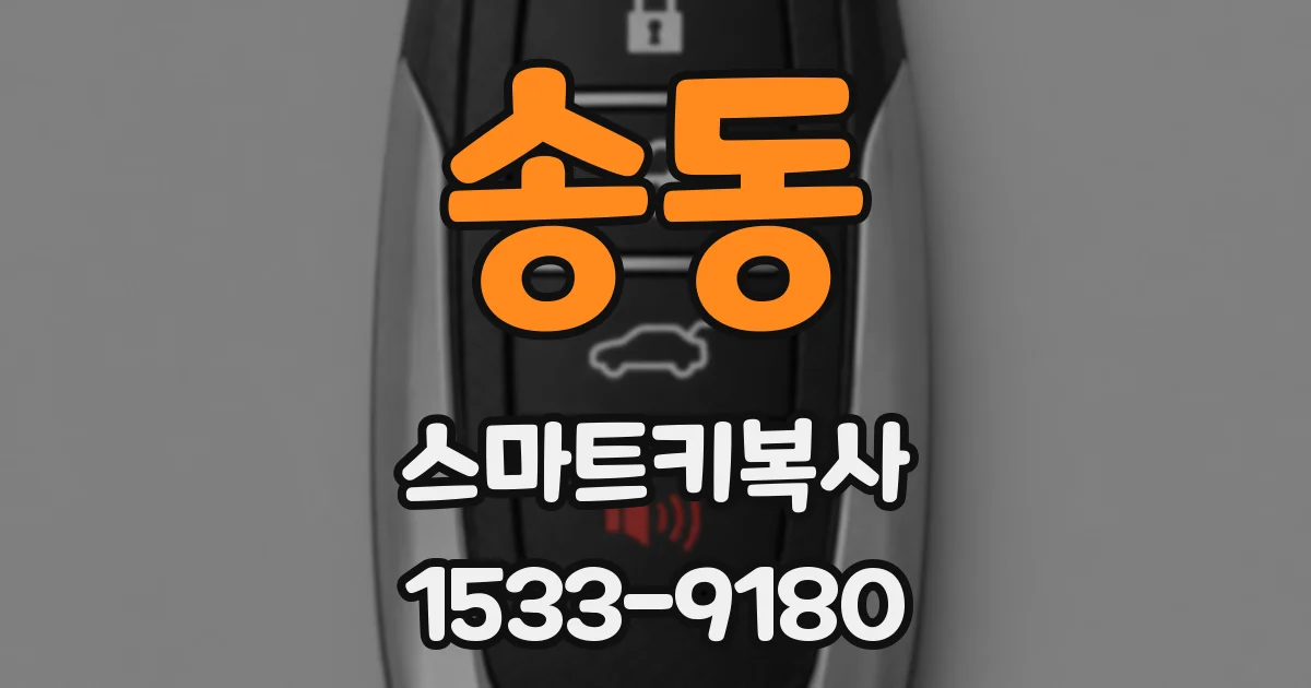 송동 스마트키복사