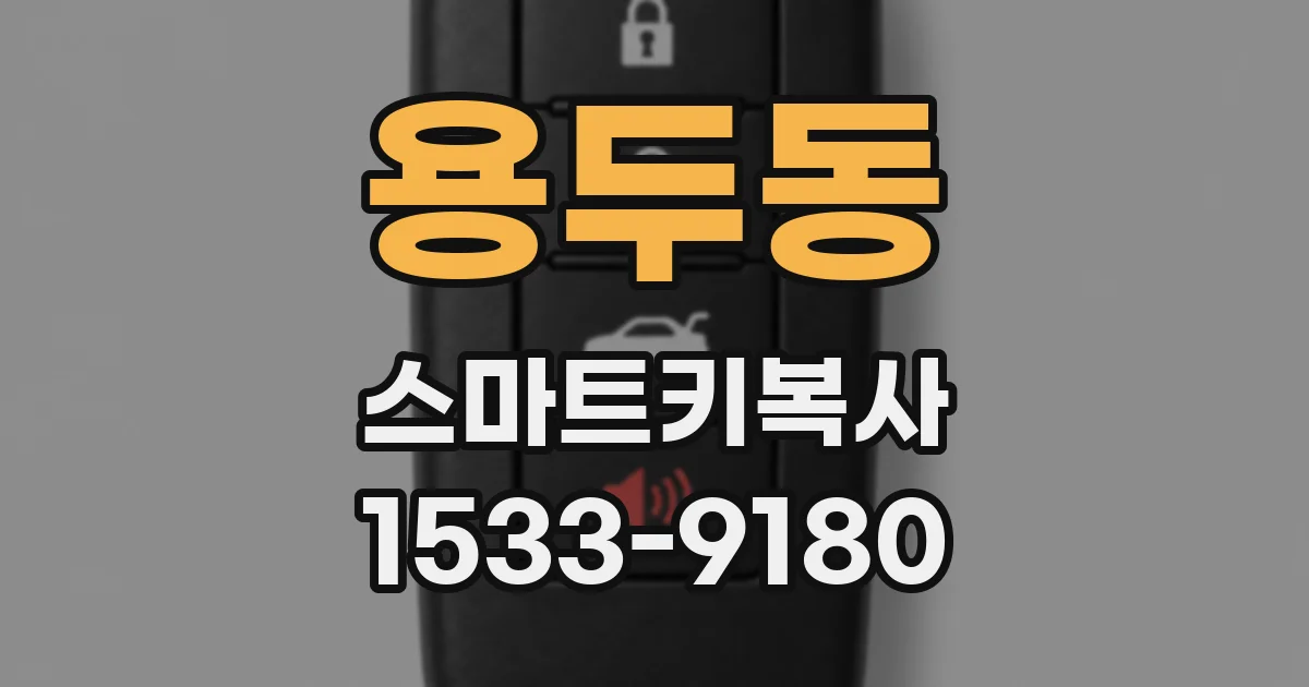 용두동 스마트키복사