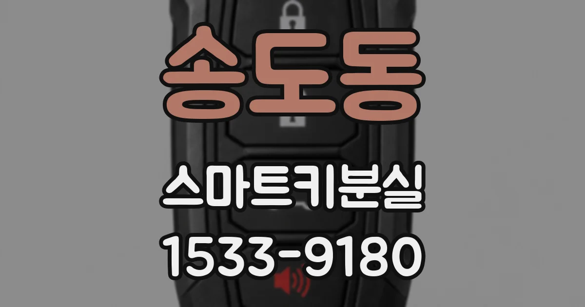 송도동 스마트키분실