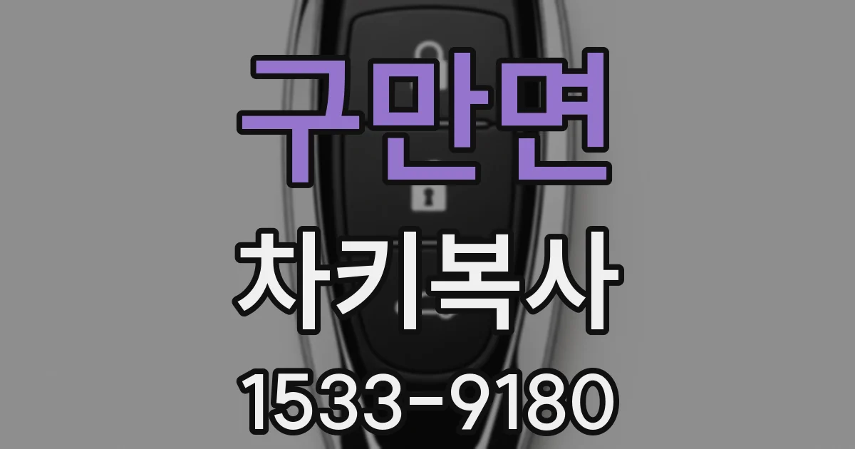 구만면 차키복사