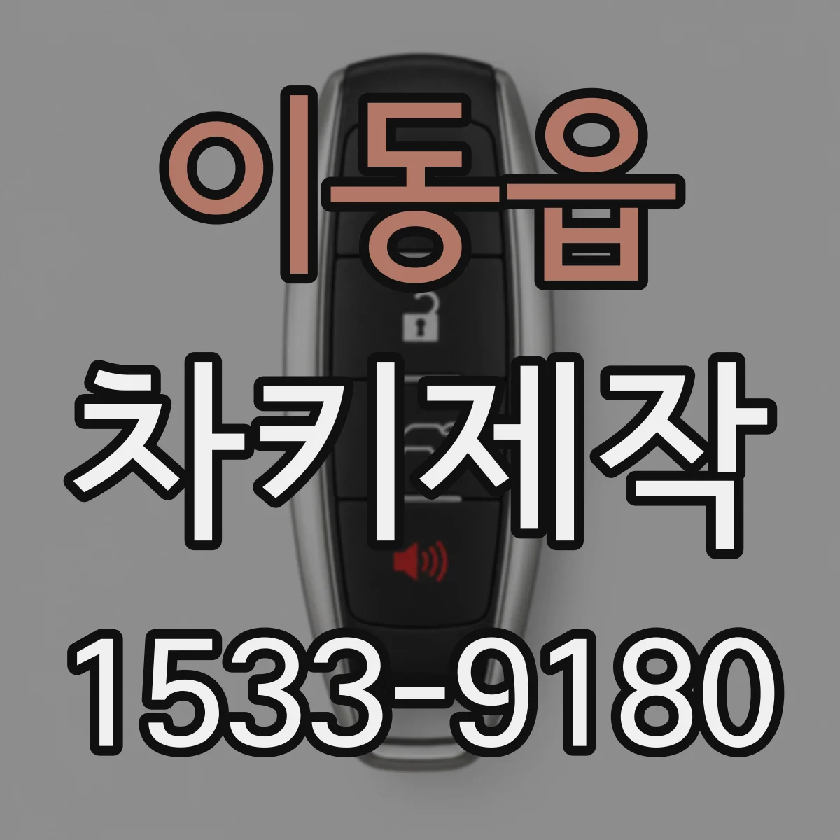 이동읍 차키제작
